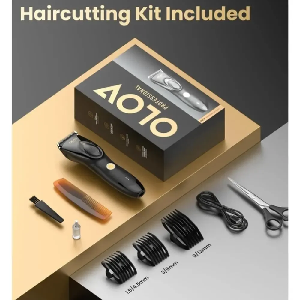 OLOV PROFESSIONAL Hair Clippers, Cordless, Adjustable Settings, NWT Open Box